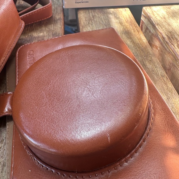 PU Leather Carry Case for Fujifilm Instax Wide 300 Polaroid Camera - with straps - Picture 7 of 7